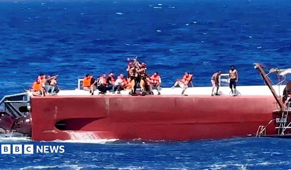 Eight killed and others missing after ferry capsizes off northern Cyprus