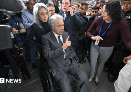 Former Ecuadorian president imprisoned for corruption