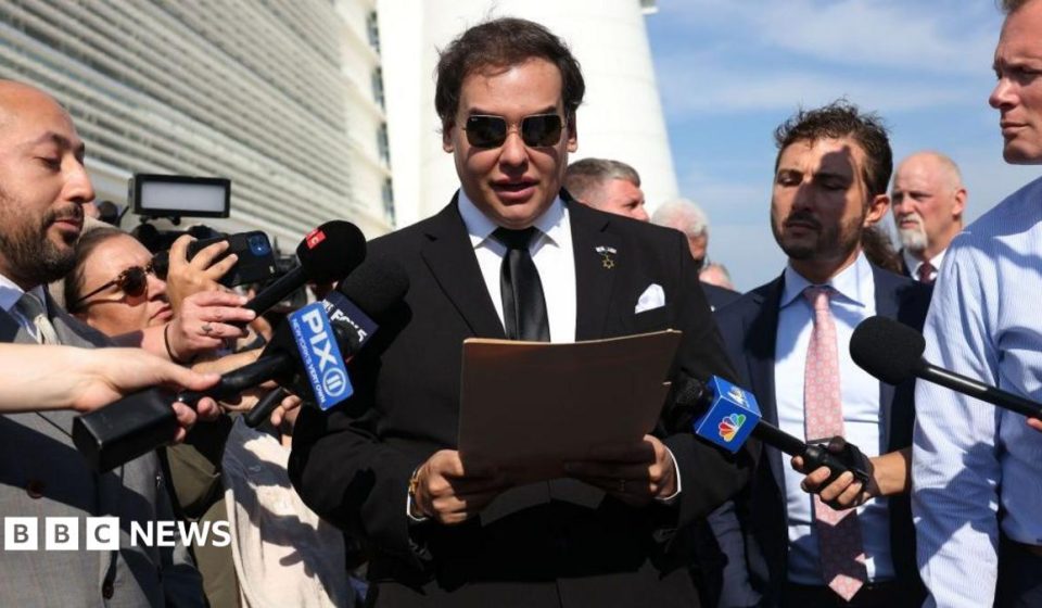 Ex-congressman George Santos banned from betting platform for life