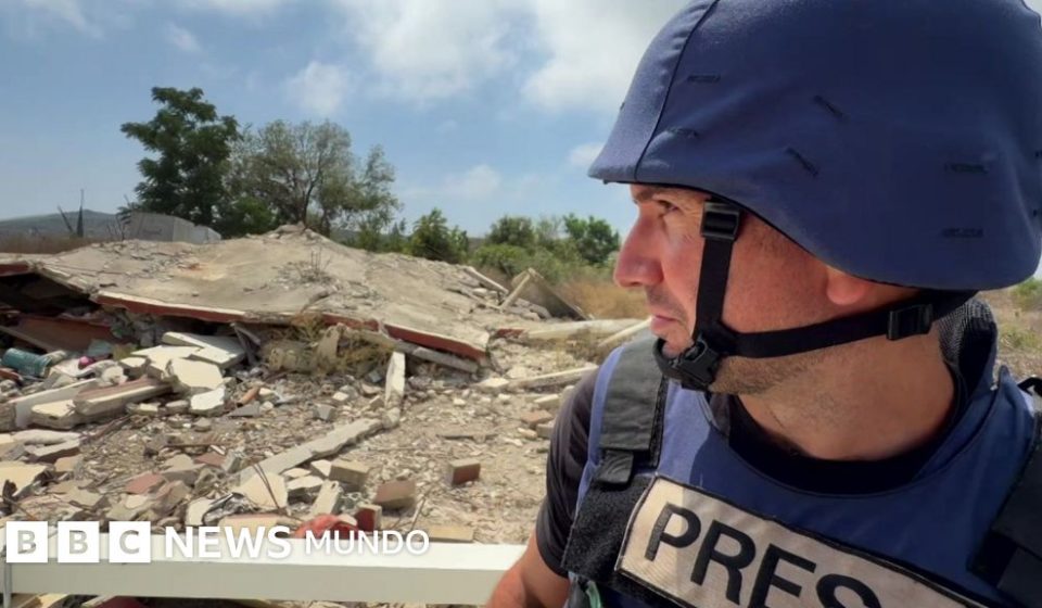 La BBC viaja al interior del Líbano ocupado por Israel, donde los ataques y demoliciones siguen a pesar del alto al fuego
