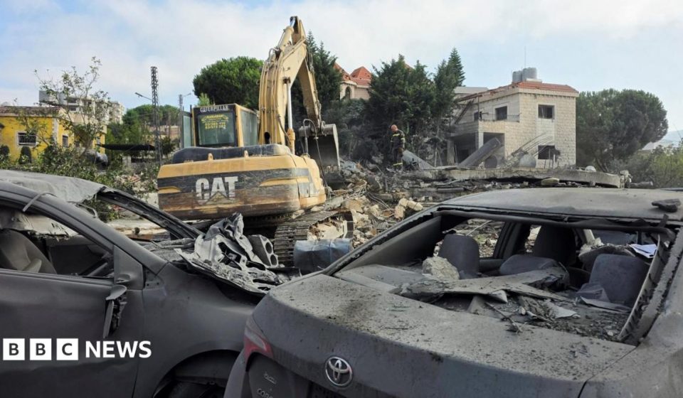 Israeli strikes in southern Lebanese village kill 11, state media say