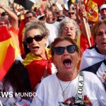 Protestas en España por la respuesta del gobierno de Pedro Sánchez a la crisis migratoria en Ceuta
