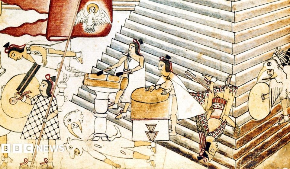 Aztec document goes on display in Mexico after 186 years abroad