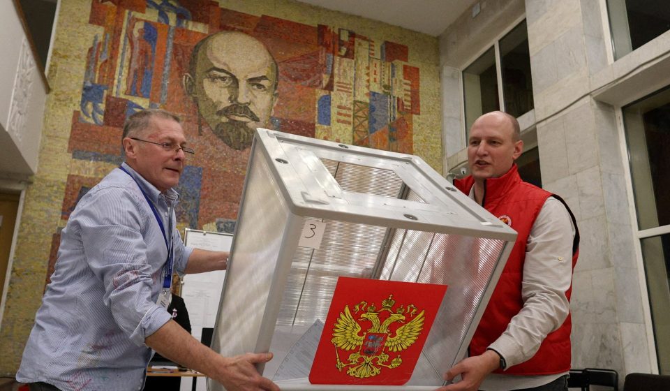 Polls close in Russian wartime election with ruling party set to dominate