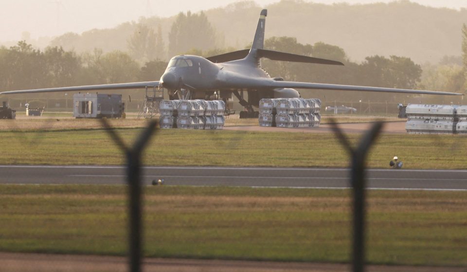 Five arrested near UK RAF base over suspected explosives ‘terror’ plot