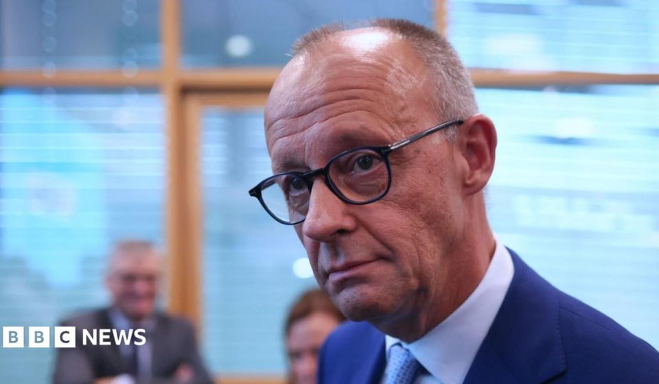 German Chancellor Merz calls state election a 'disaster' for his party but vows to stay on