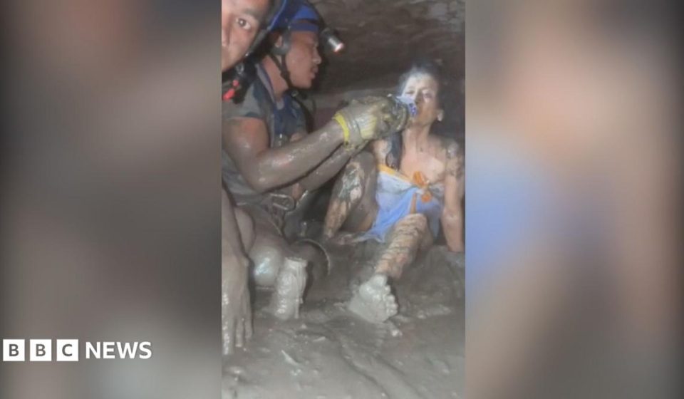 Watch: Moment 64-year-old Nepali woman is found alive in mud-buried home