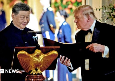 Trump and Xi exchange warm words at state dinner but little progress on key issues