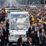 Pope praises young people's 'energy and commitment' at huge open-air Mass in Paris