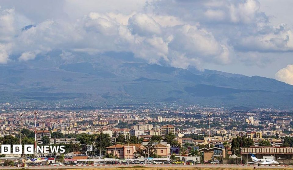 Ash from Mount Etna grounds flights at Sicily airport