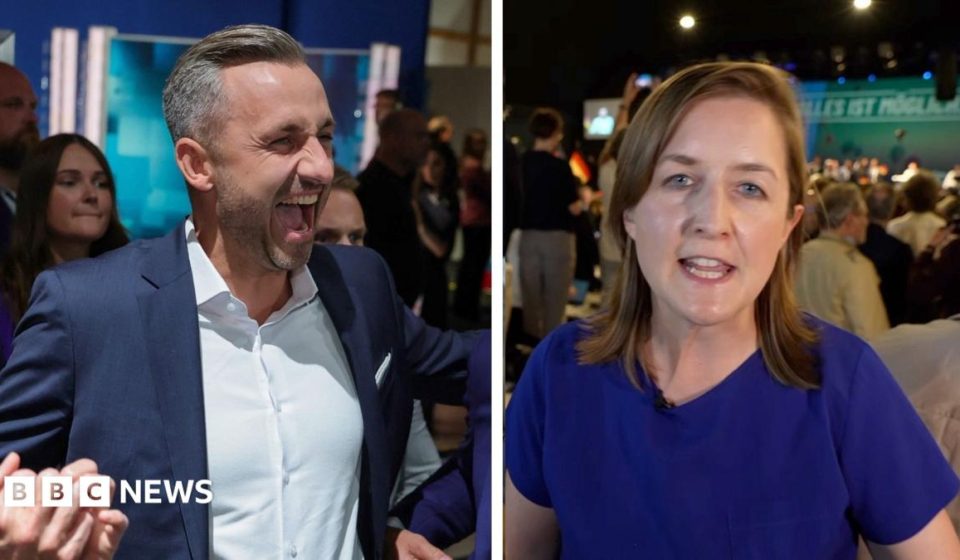 Germany's far-right AfD celebrate projected win in state election