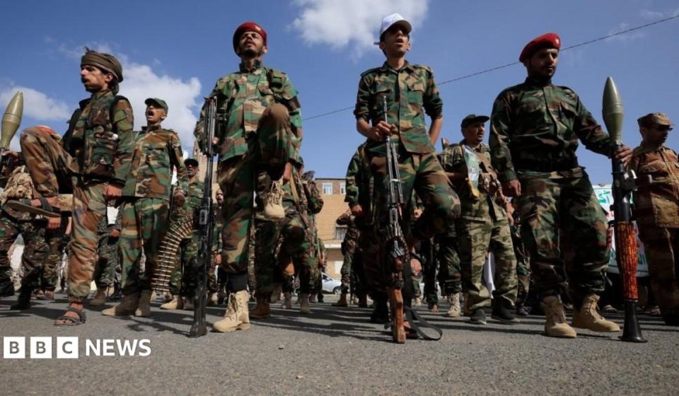 Houthis claim major advance in Yemen and tighten grip on Red Sea shipping lane