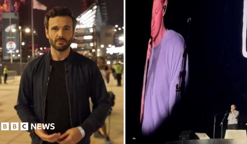 Watch: Fans react as Ed Sheeran speaks out over Macklemore controversy at show