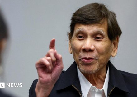 Philippines' Duterte seen in person at International Criminal Court for first time