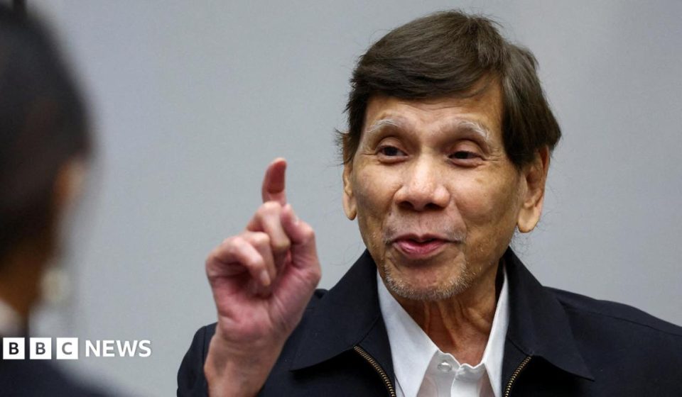 Philippines' Duterte seen in person at International Criminal Court for first time
