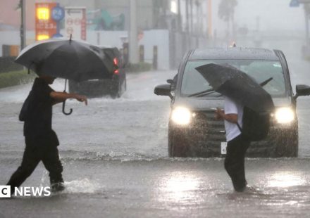 Millions urged to evacuate as powerful Typhoon Dujuan hits Japan
