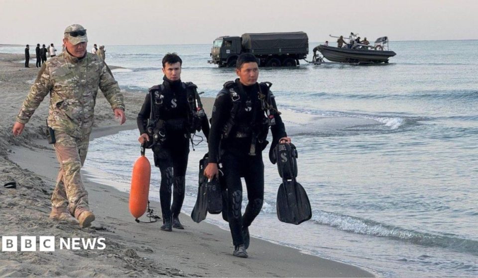Senior Kazakh officials detained after 14 service members swept out to sea