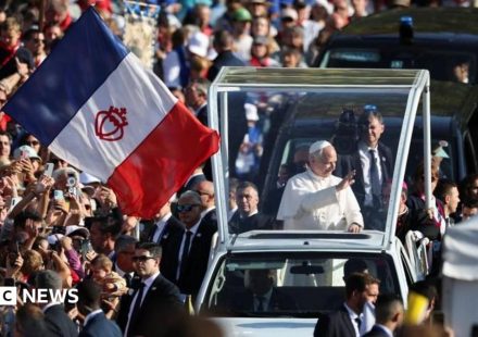 Pope says 'scourge' of abuse must be rooted out as he visits Lourdes