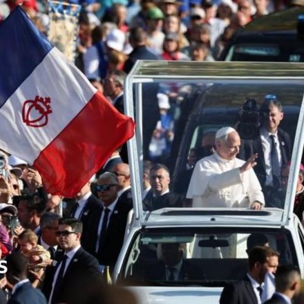 Pope says 'scourge' of abuse must be rooted out as he visits Lourdes