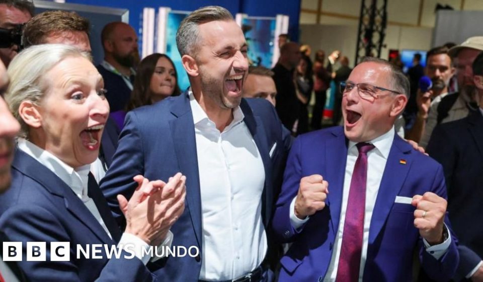 Proyectan la  primera victoria estatal para el AfD, el partido de ultraderecha en Alemania