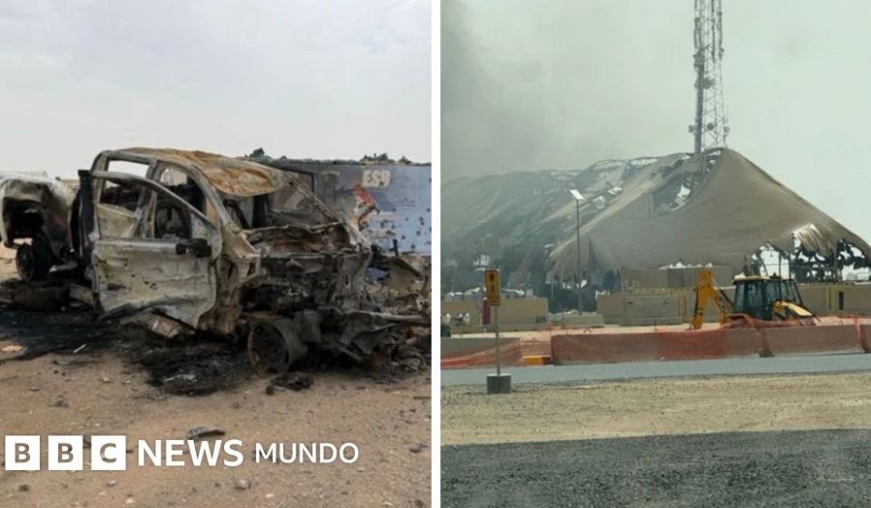 Las imágenes que revelan la destrucción causada por Irán en instalaciones militares de EE.UU.