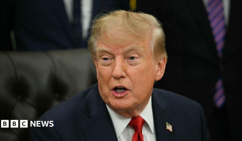 Watch: Trump says ban on some news outlets is 'because they're fake news'