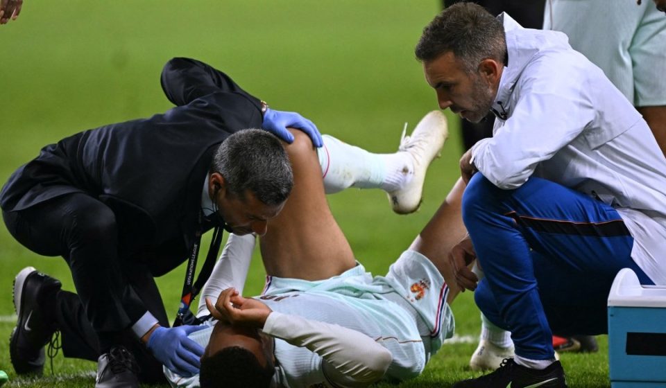 Mbappe goal overshadowed by knee injury to mar Zidane debut France win