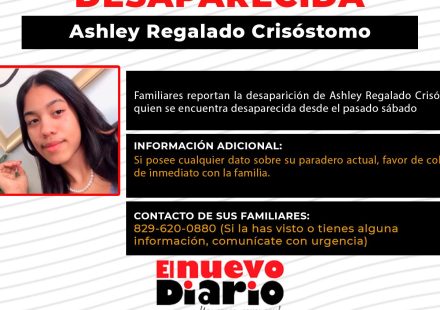 Reportan desaparecida a joven en Canca La Piedra, Santiago