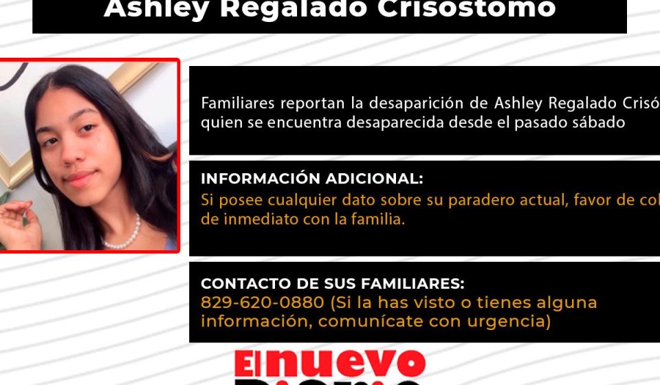 Reportan desaparecida a joven en Canca La Piedra, Santiago