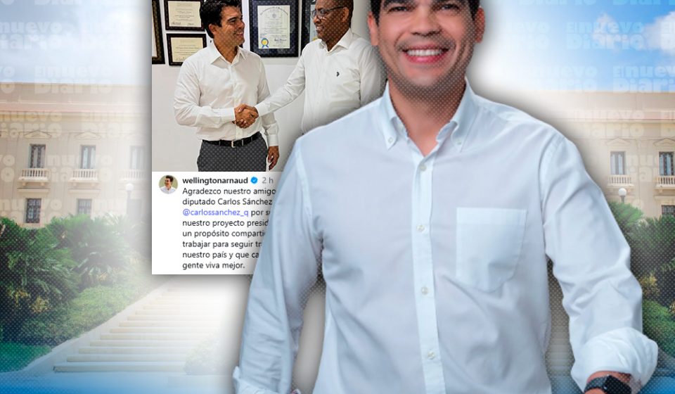 Diputado Carlos Sánchez se suma al proyecto presidencial de Wellington Arnaud