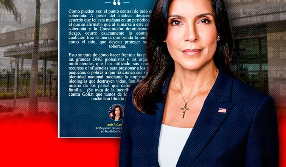 Embajadora de EE. UU. defiende la soberanía nacional y llama a fortalecer la unión entre países