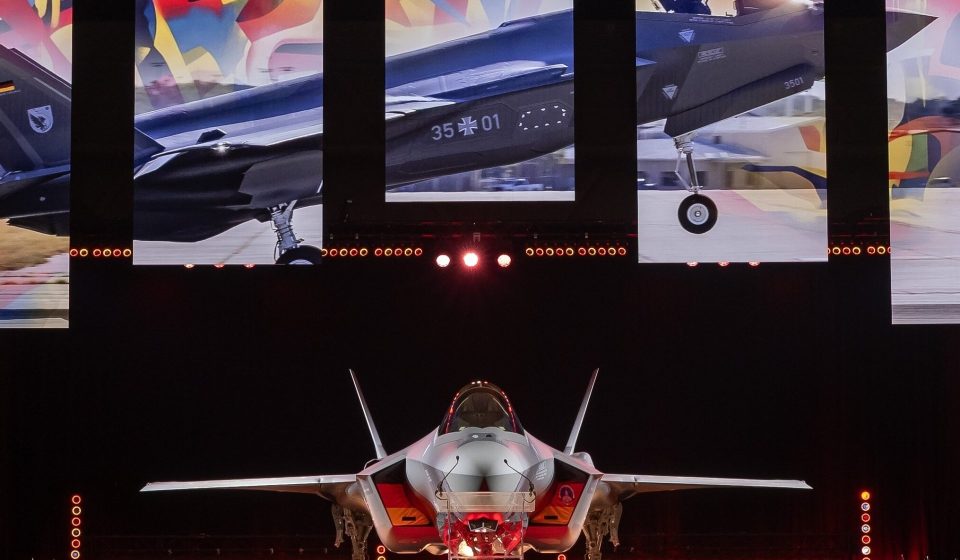 Germany receives first F-35 jet from US as NATO boosts military spending