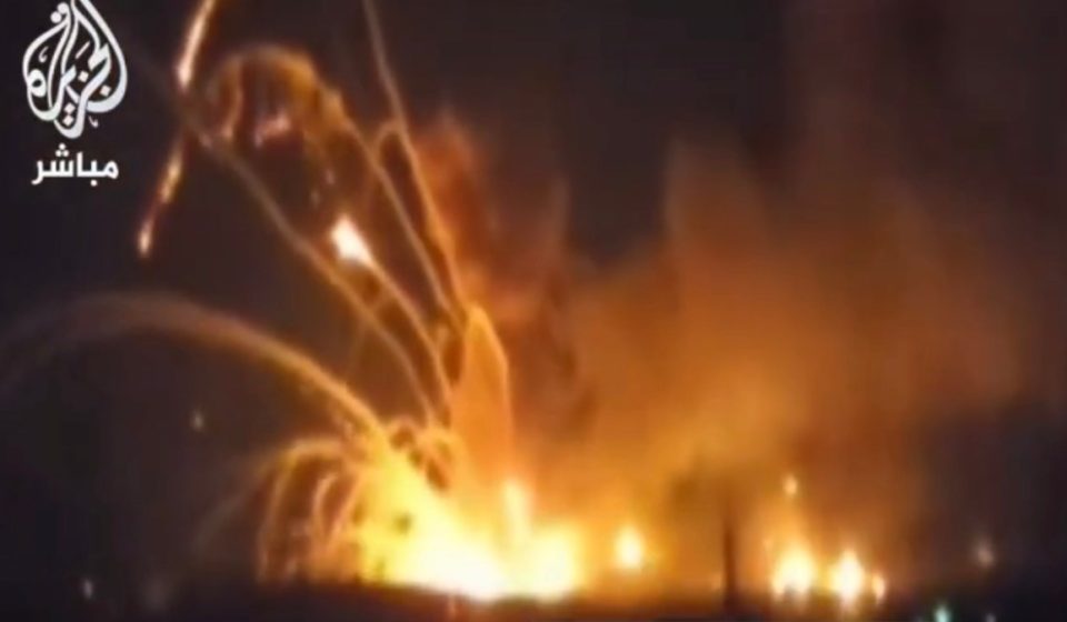 Powerful explosions at Syrian army site near Aleppo injure at least four