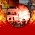Incendio destruye vivienda y comercio en la Ciudad Colonial; varios vehículos resultan afectados