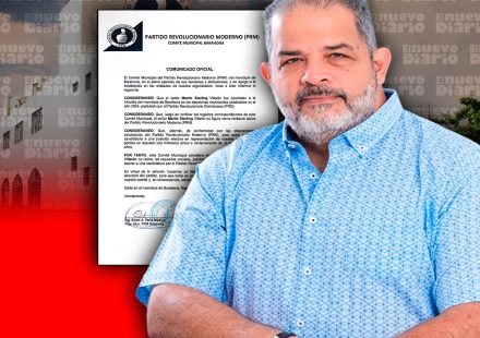 PRM Barahona desautoriza promoción de candidatura de Martín Sterling y le invita a continuar en el PRD