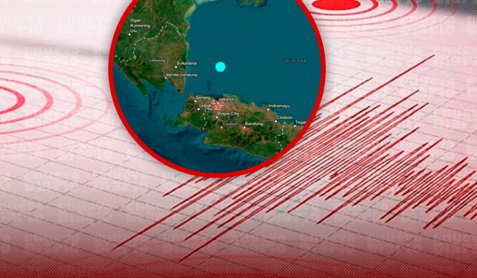 Se registra un sismo de magnitud 6,6 en el mar de Java frente a Yakarta, Indonesia