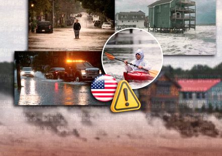 Tormenta causa inundaciones en costa noreste de EE.UU., con millones de personas en alerta