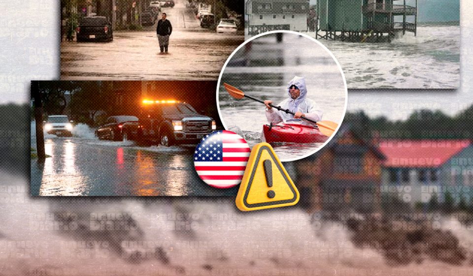Tormenta causa inundaciones en costa noreste de EE.UU., con millones de personas en alerta