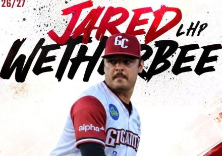 Gigantes del Cibao contratan al lanzador abridor zurdo Jared Wetherbee