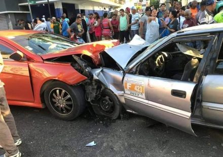 El mapa del peligro vial en Santiago: los puntos donde más ocurren accidentes