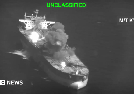 US hits three Iranian oil tankers after saying its warships were targeted