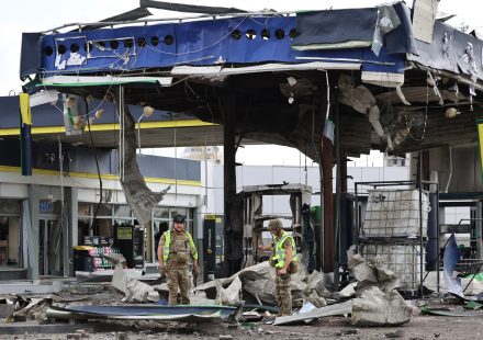 Russian strikes kill two in Kyiv as Moscow targets capital’s fuel stations