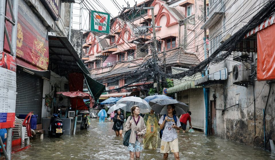 Disaster zone declared across Bangkok as heavy rain triggers flooding