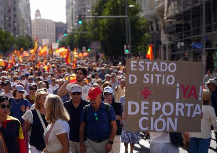 Tens of thousands attend right-wing protest over Ceuta migrant crisis