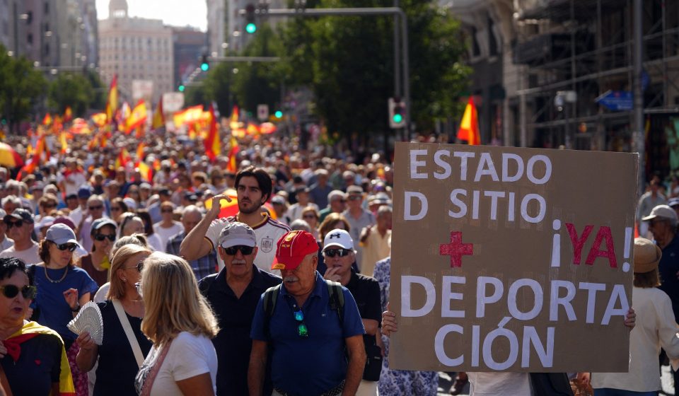 Tens of thousands attend right-wing protest over Ceuta migrant crisis
