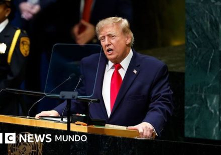 3 afirmaciones que Trump realizó ante la Asamblea General de la ONU, verificadas por la BBC