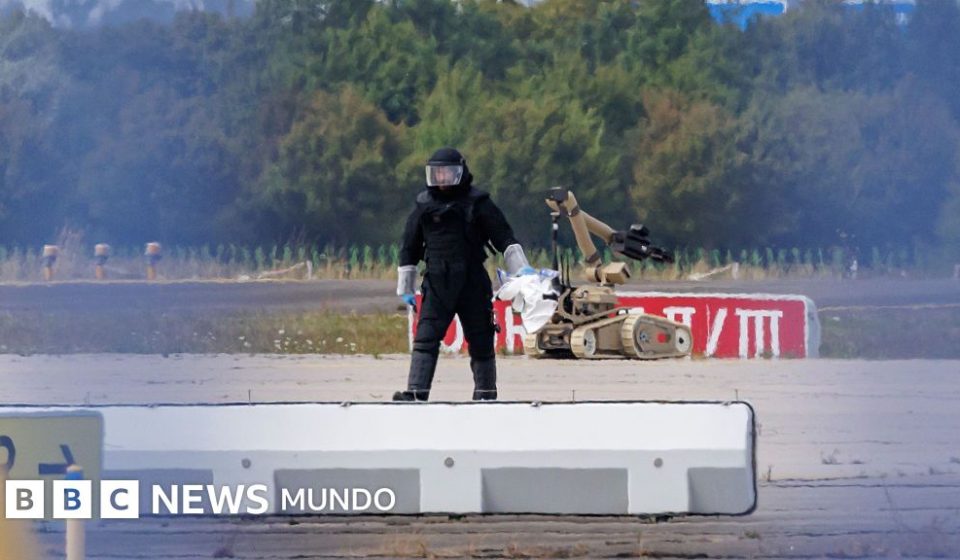 Alemania acusa a Rusia de un ataque con drones en el aeropuerto de Leipzig