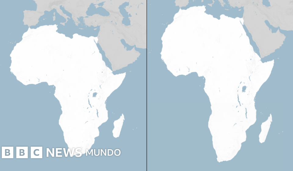 La ONU aprueba un nuevo mapamundi que refleja el tamaño real de África