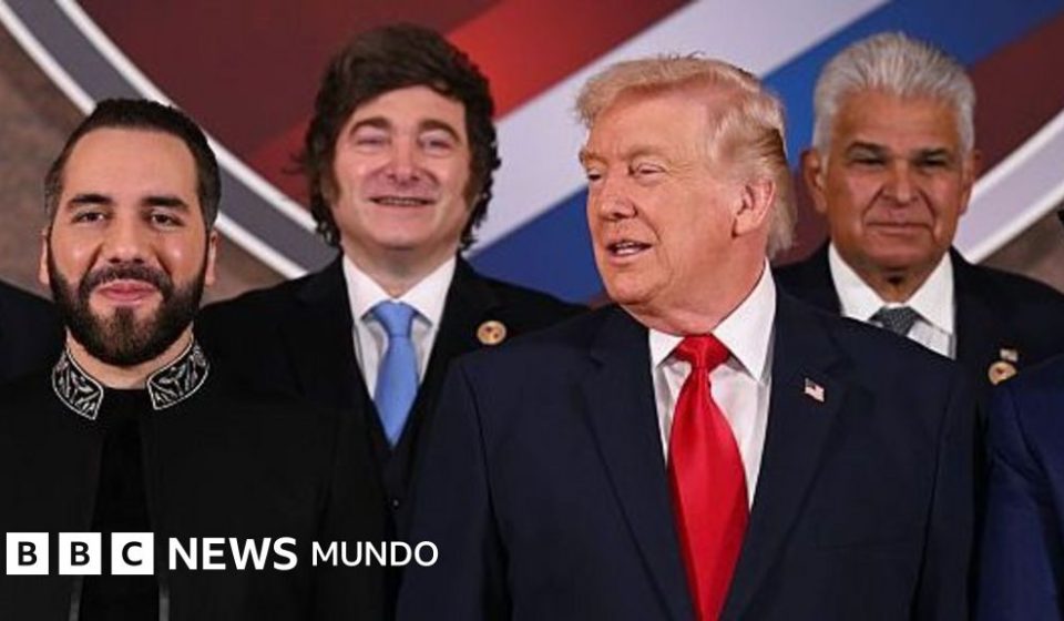 Cómo la nueva derecha que gobierna en América Latina muestra su alineamiento pleno con Trump ante los ojos del mundo
