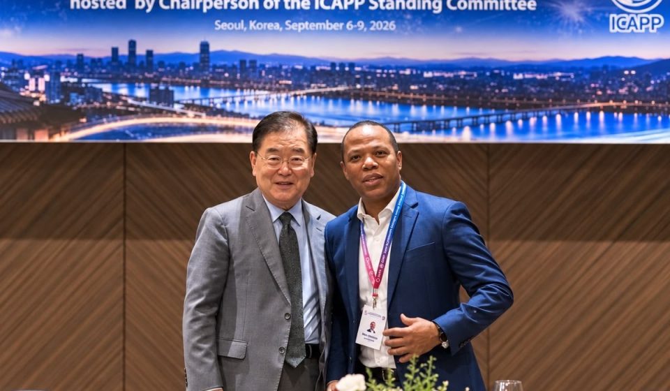 Milton Morrison asume nuevo rol ante la ICAPP en Corea del Sur para fortalecer vínculos entre Asia y América Latina